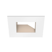 CSL ED3-SAST 3" LED Eco-Downlight Square Adjustable Standard Trim - White/Champagne
