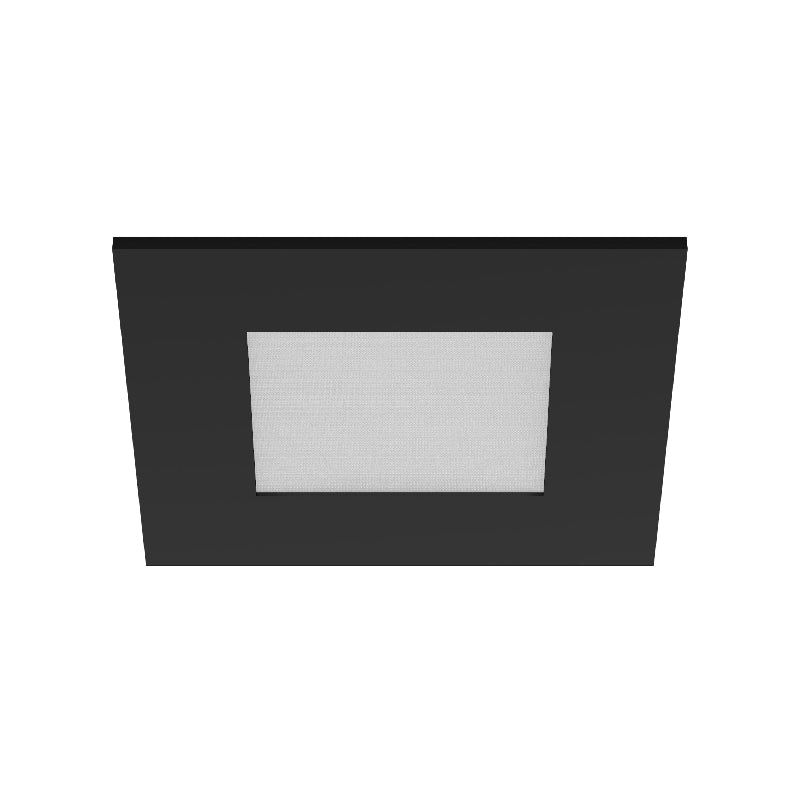 CSL ED3-SFWL 3" LED Eco-Downlight Square Fixed Wet Location Trim - Black