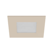 CSL ED3-SFWL 3" LED Eco-Downlight Square Fixed Wet Location Trim - Champagne