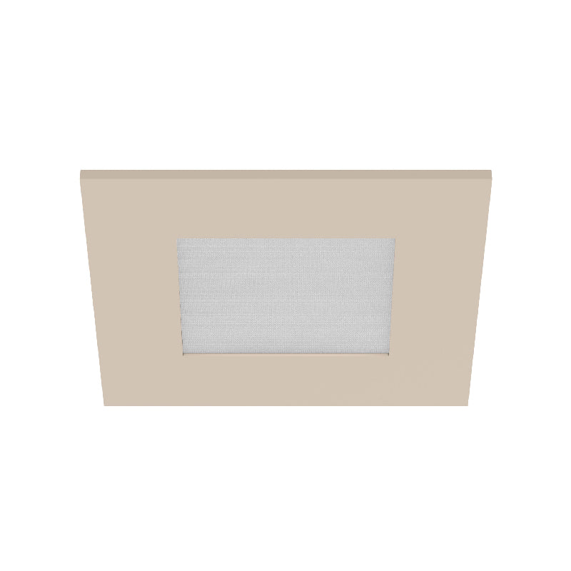 CSL ED3-SFWL 3" LED Eco-Downlight Square Fixed Wet Location Trim - Champagne