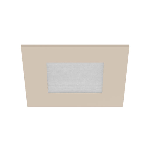 CSL ED3-SFWL 3" LED Eco-Downlight Square Fixed Wet Location Trim - Champagne