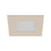 CSL ED3-SFWL 3" LED Eco-Downlight Square Fixed Wet Location Trim - Champagne