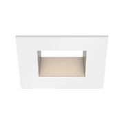 CSL ED3-SFST 3" LED Eco-Downlight Square Fixed Standard Trim - White/Champagne