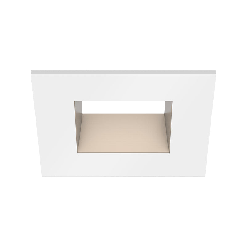 CSL ED3-SFST 3" LED Eco-Downlight Square Fixed Standard Trim - White/Champagne