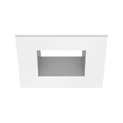 CSL ED3-SFST 3" LED Eco-Downlight Square Fixed Standard Trim - White/Silver