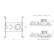 CSL Eco-Downlight ED3LNIC 3" LPD 12W New Construction IC Housing
