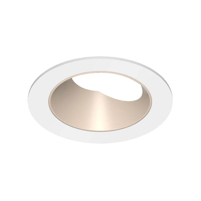 CSL ED5-RAST 5" LED Eco-Downlight Round Adjustable Standard Trim - White/Champagne