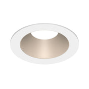 CSL ED5-RFST 5" LED Eco-Downlight Round Fixed Standard Trim - Champagne with White Flange