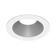 CSL ED5-RFST 5" LED Eco-Downlight Round Fixed Standard Trim - Silver with White Flange
