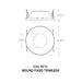 CSL ED5-RFTL 5" LED Eco-Downlight Round Fixed Standard Trimless
