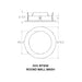 CSL ED5-RFWW 5" Eco-Downlight Round Fixed Wall Wash Trim 