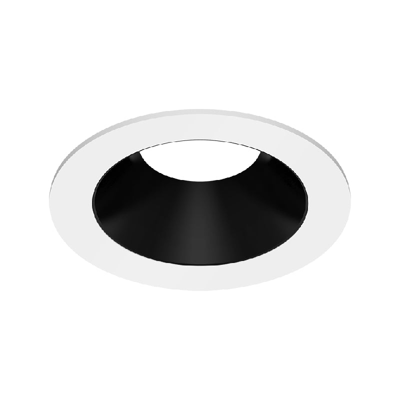CSL ED5-RFST 5" LED Eco-Downlight Round Fixed Standard Trim - White/Black