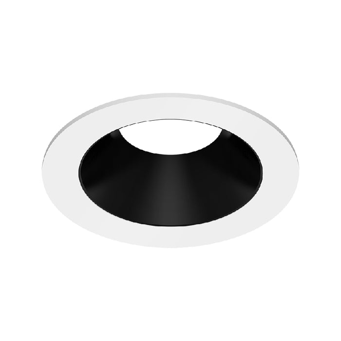 CSL ED5-RFST 5" LED Eco-Downlight Round Fixed Standard Trim - White/Black