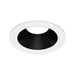 CSL ED5-RFST 5" LED Eco-Downlight Round Fixed Standard Trim - White/Black