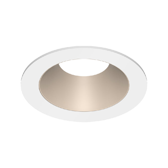 CSL ED5-RFST 5" LED Eco-Downlight Round Fixed Standard Trim - White/Champagne