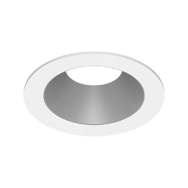 CSL ED5-RFST 5" LED Eco-Downlight Round Fixed Standard Trim - White/Silver