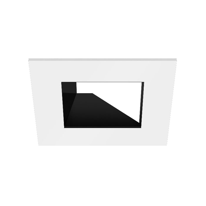 CSL ED5-SAST 5" LED Eco-Downlight Square Adjustable Standard Trim - White/Black