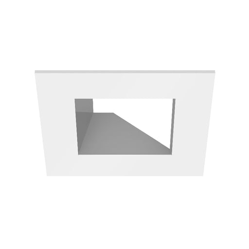 CSL ED5-SAST 5" LED Eco-Downlight Square Adjustable Standard Trim - White/Silver