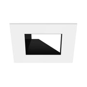 CSL ED5-SAST 5" LED Eco-Downlight Square Adjustable Standard Trim - White/Black