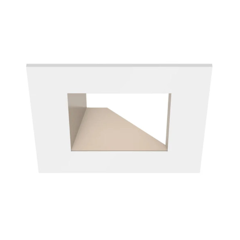 CSL ED5-SAST 5" LED Eco-Downlight Square Adjustable Standard Trim - White/Champagne