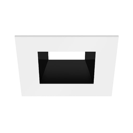 CSL ED5-SFST 5" LED Eco-Downlight Square Fixed Standard Trim - White/Black
