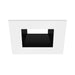CSL ED5-SFST 5" LED Eco-Downlight Square Fixed Standard Trim - White/Black