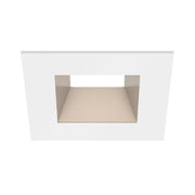 CSL ED5-SFST 5" LED Eco-Downlight Square Fixed Standard Trim - White/Champagne