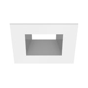 CSL ED5-SFST 5" LED Eco-Downlight Square Fixed Standard Trim - White/Silver