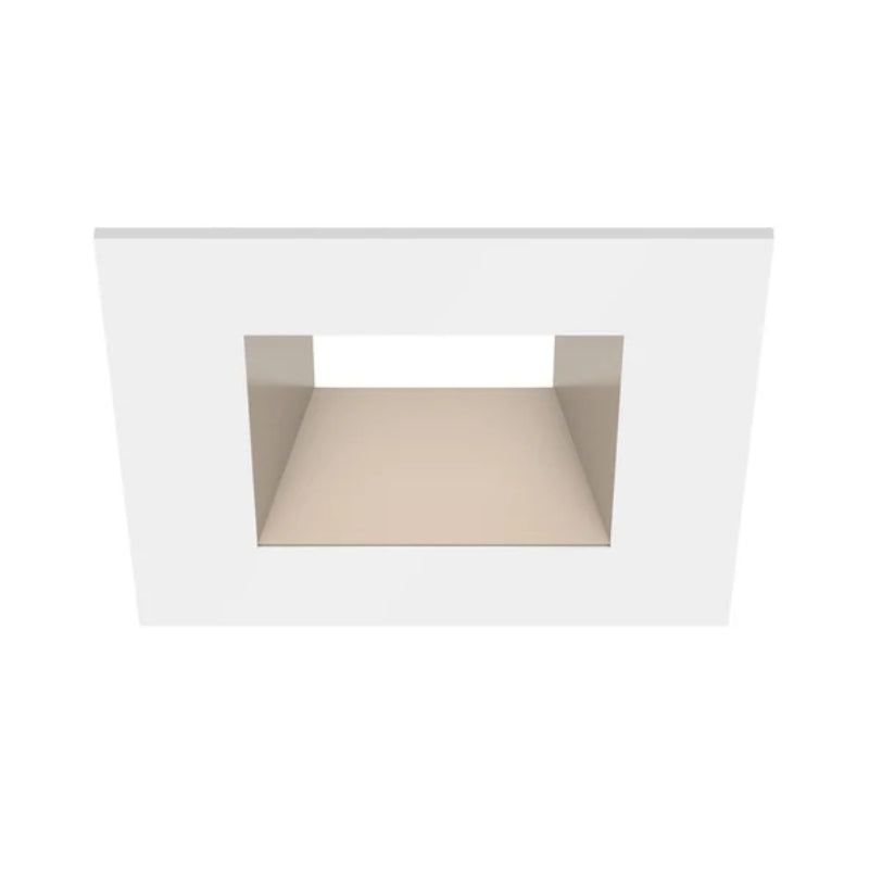 CSL ED5-SFST 5" LED Eco-Downlight Square Fixed Standard Trim - White/Champagne