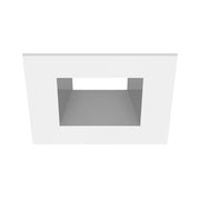 CSL ED5-SFST 5" LED Eco-Downlight Square Fixed Standard Trim - White/Silver