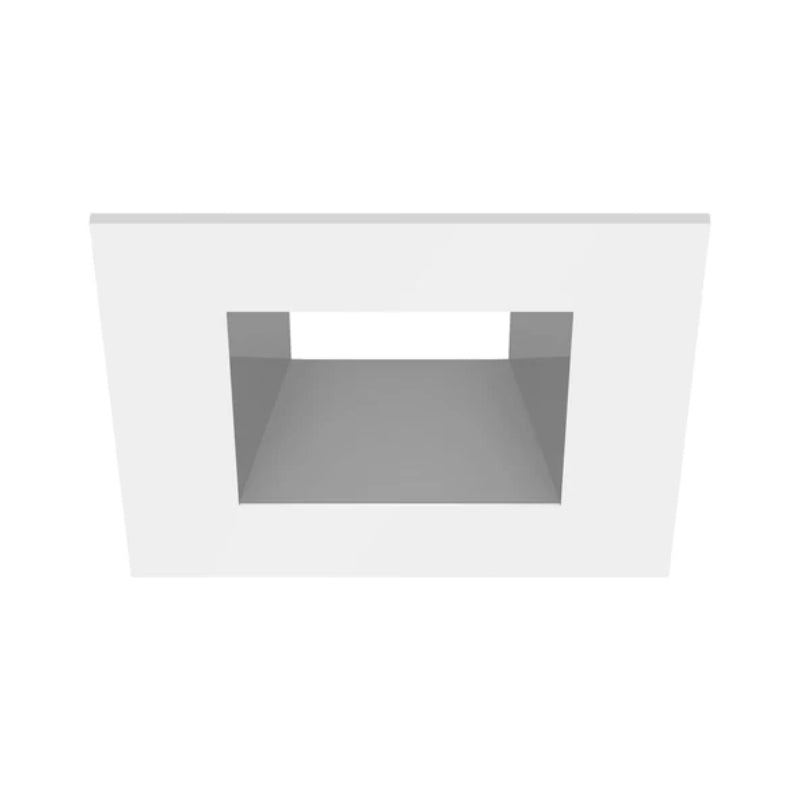 CSL ED5-SFST 5" LED Eco-Downlight Square Fixed Standard Trim - White/Silver