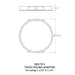 CSL ED5-TC1 Thick Ceiling Adapter for 5" Eco-Downlight