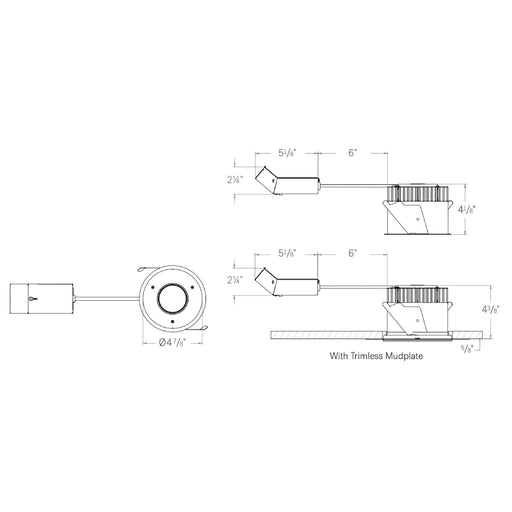 CSL ED5LRIC Eco-Downlight 5" 16W Remodel IC Housing