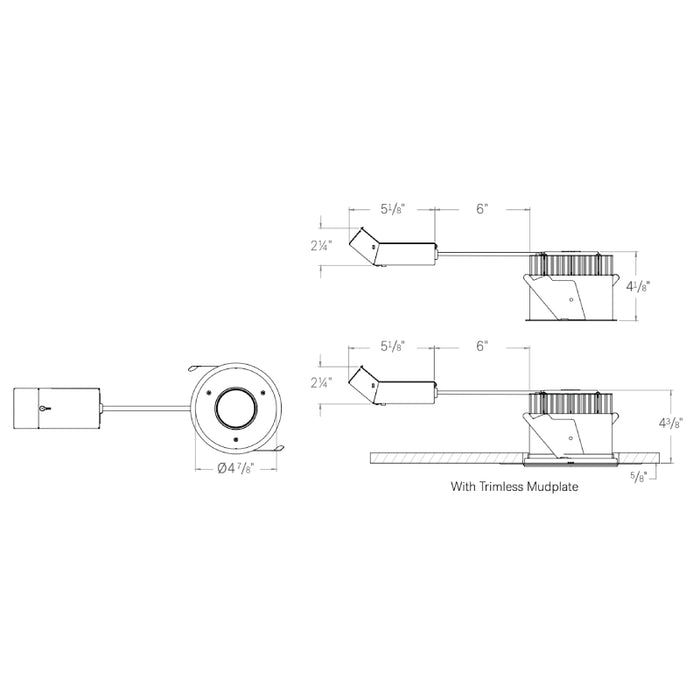 CSL ED5LRIC Eco-Downlight 5" 16W Remodel IC Housing