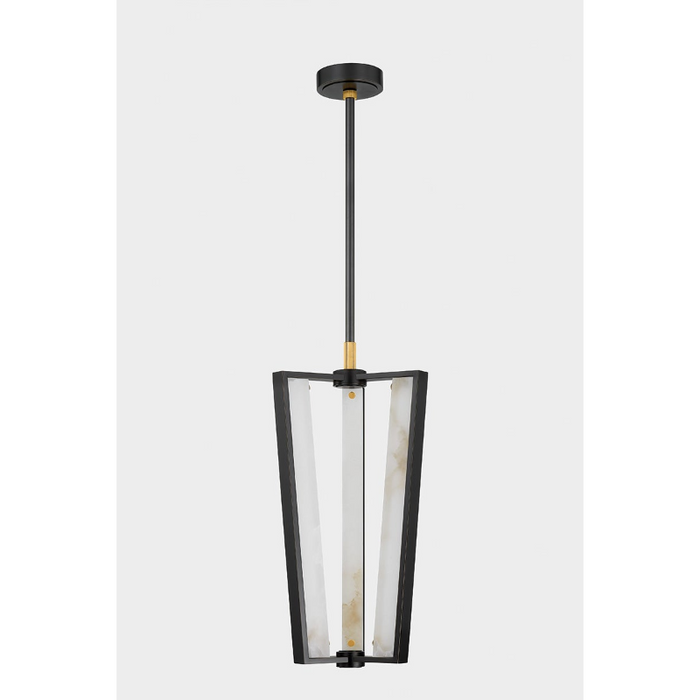 Hudson Valley 4053 Edgemere 3-lt 11" LED Pendant - Aged Brass/Distressed Bronze