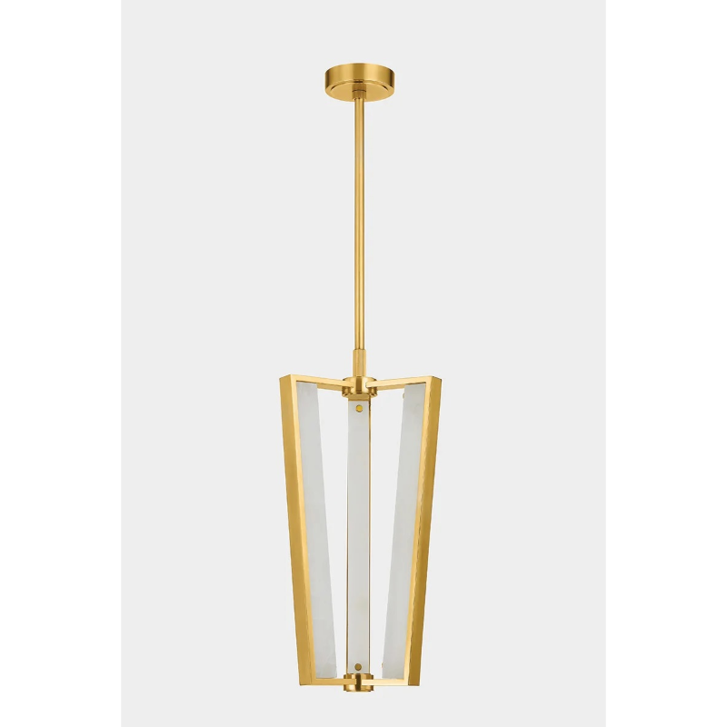 Hudson Valley 4053 Edgemere 3-lt 11" LED Pendant - Aged Brass