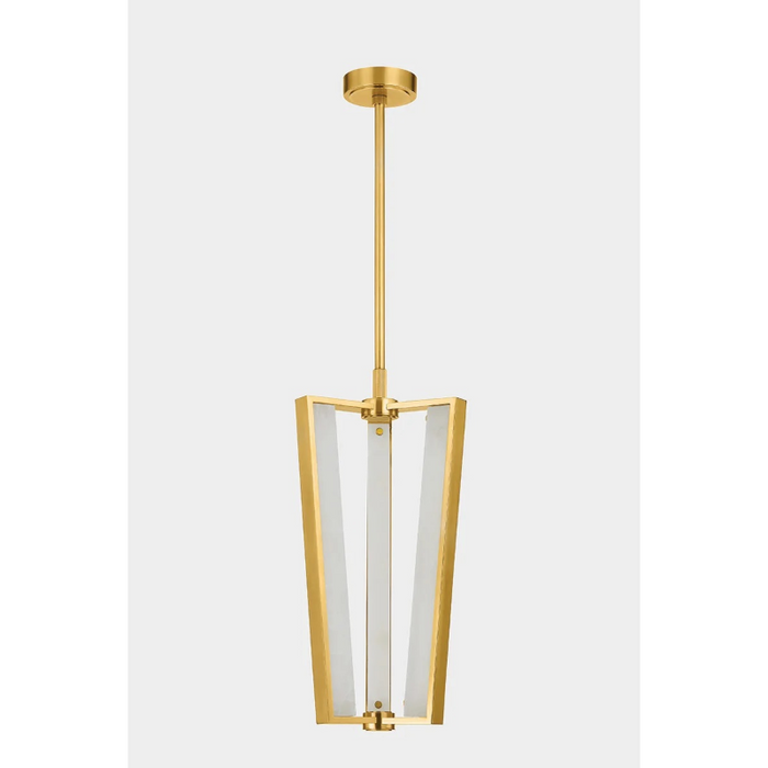 Hudson Valley 4053 Edgemere 3-lt 11" LED Pendant - Aged Brass