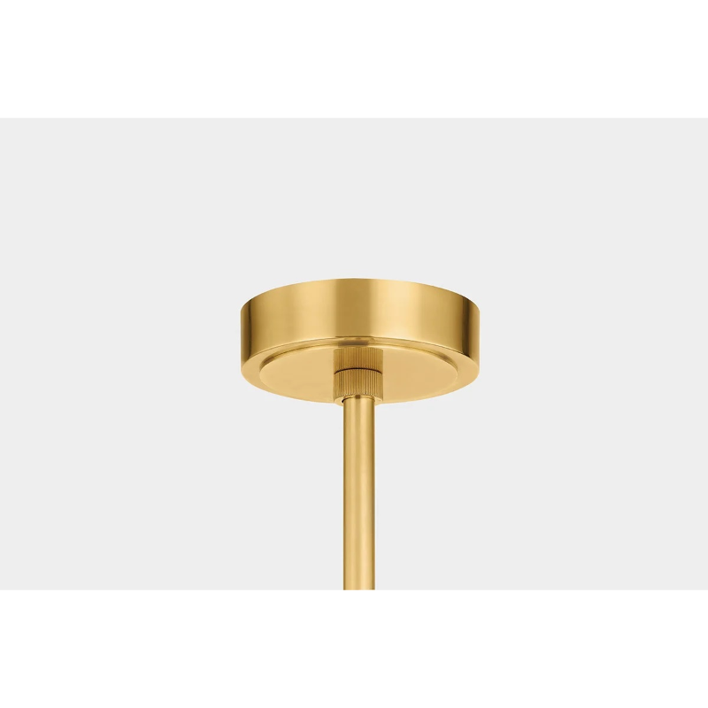 Hudson Valley 4053 Edgemere 3-lt 11" LED Pendant - Aged Brass