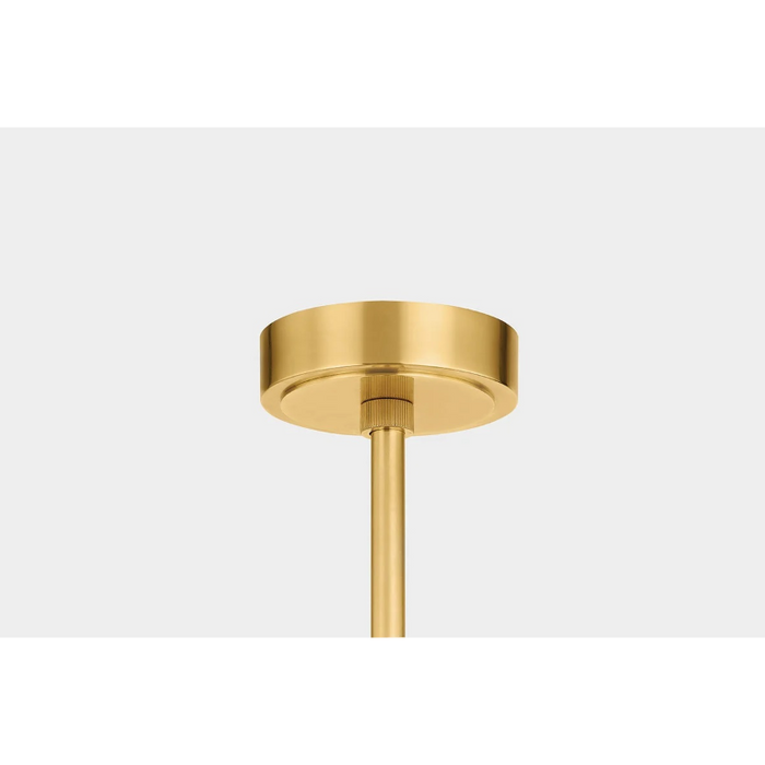 Hudson Valley 4053 Edgemere 3-lt 11" LED Pendant - Aged Brass