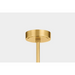 Hudson Valley 4053 Edgemere 3-lt 11" LED Pendant - Aged Brass