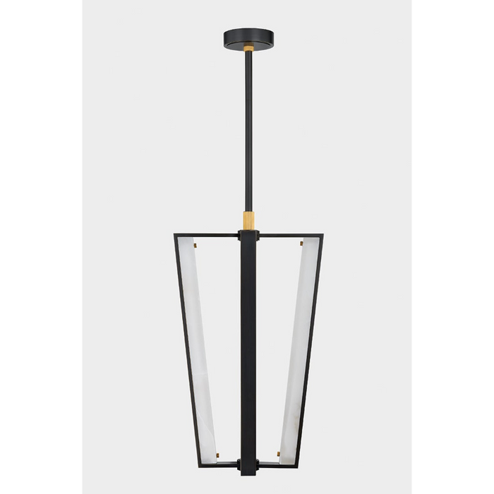 Hudson Valley 4054 Edgemere 4-lt 16" LED Pendant - Aged Brass/Distressed Bronze