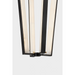 Hudson Valley 4054 Edgemere 4-lt 16" LED Pendant - Aged Brass/Distressed Bronze
