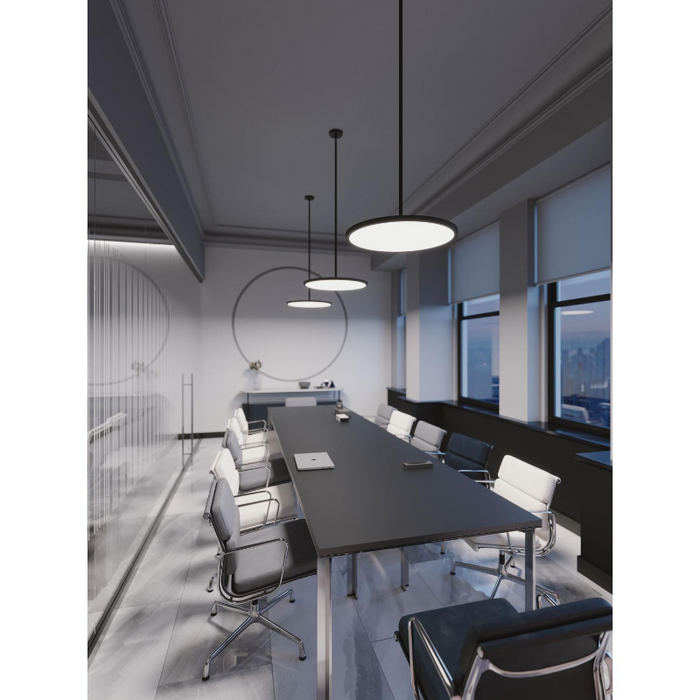 AFX EGRP24LAJD1 EGRP Series Edge Round Large 1-lt 24" LED Pendant