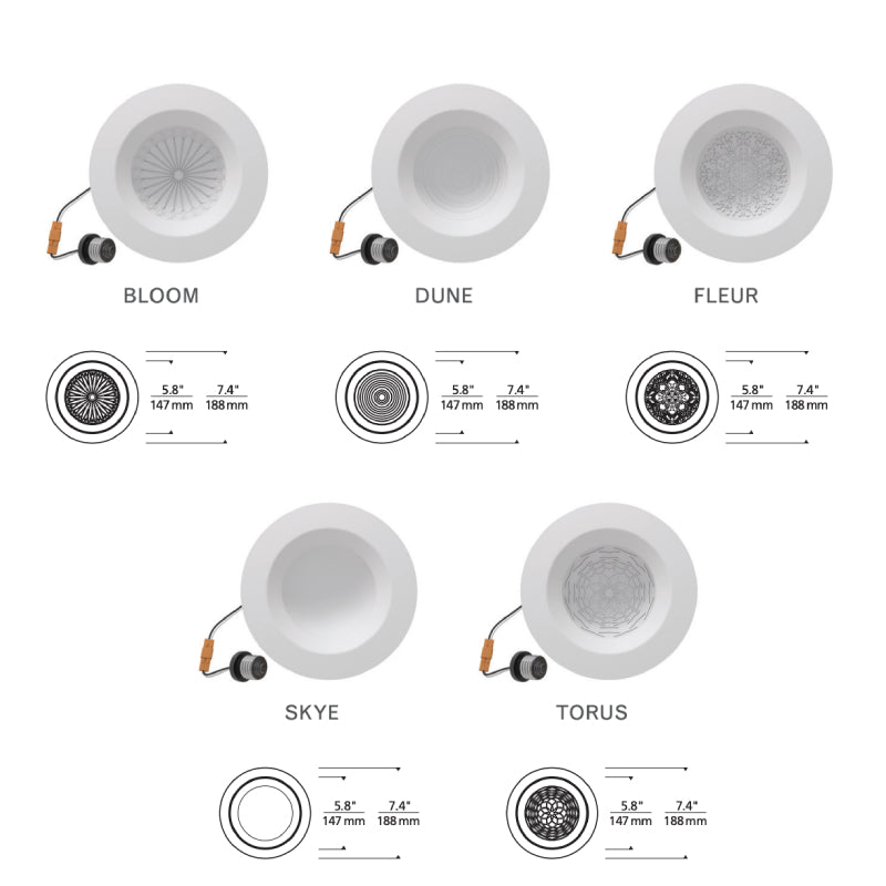 Reflections EDIF6R  6" LED Retrofit Indirect Downlight
