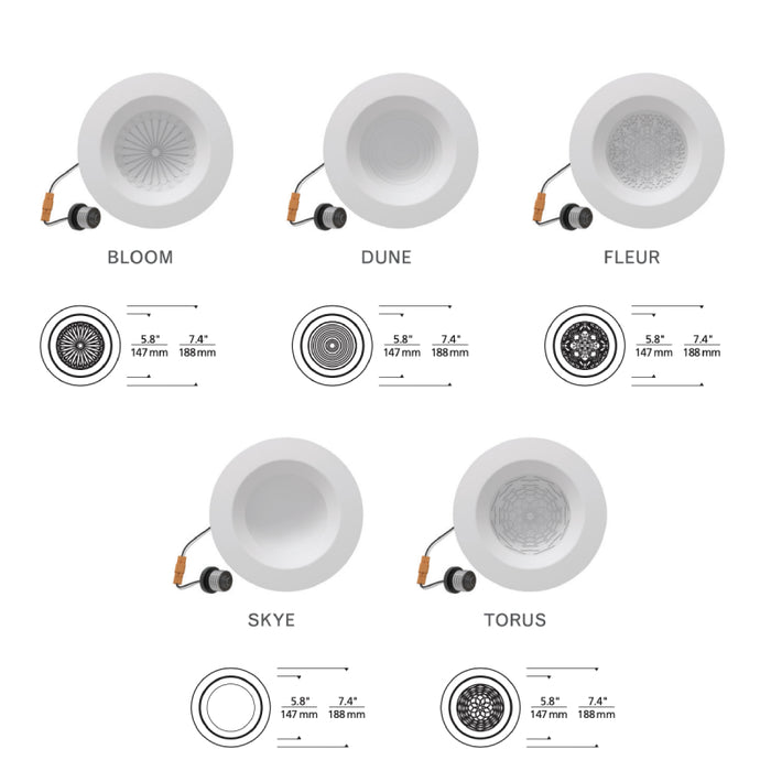 Reflections EDIF6R  6" LED Retrofit Indirect Downlight