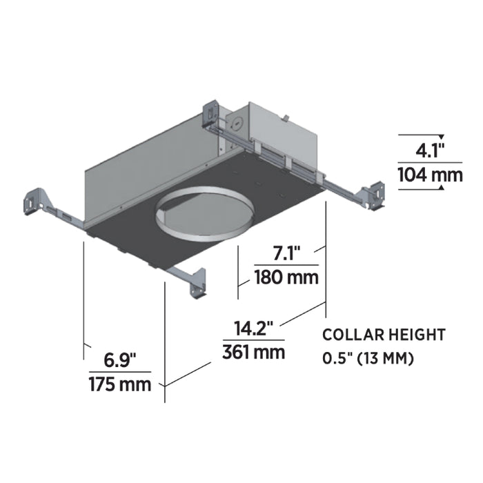 Element EDIH5R Reflections 5" LED New Construction Indirect Downlight Housing