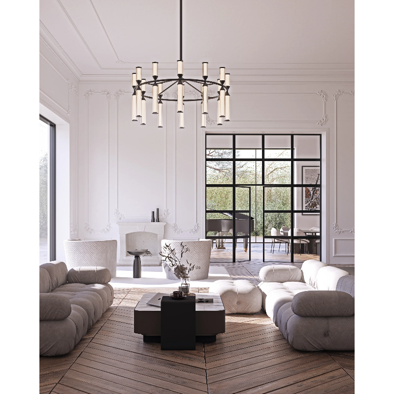 Alora CH348038-UNV Edwin 24-lt 38" LED Chandelier