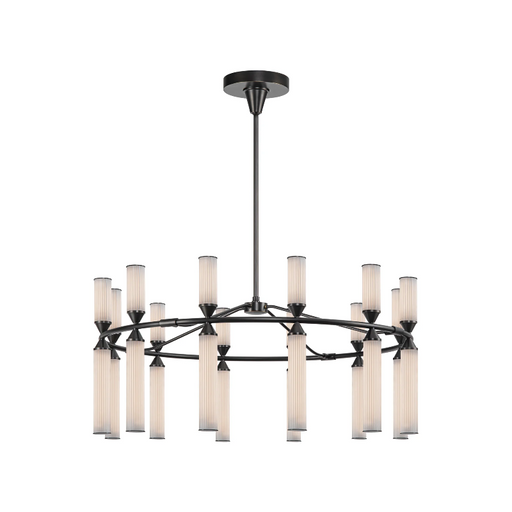 Alora CH348038 Edwin 24-lt 38" LED Chandelier - Urban Bronze