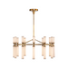 Alora CH348038 Edwin 24-lt 38" LED Chandelier - Vintage Brass