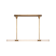 Alora LP348148 Edwin 3-lt 48" LED Linear Pendant - Vintage Brass